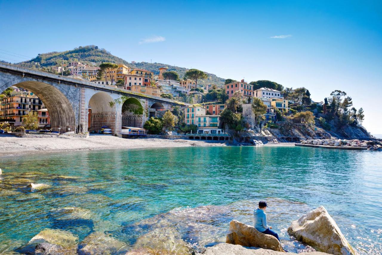 Apartmán Una Conchiglia Sul Mare Attico Vista Portofino Zoagli Exteriér fotografie